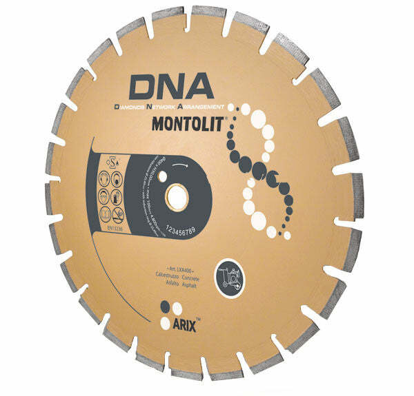 Montolit DNA LXA400 disco diamantato 400x30/25,4 mm asfalto/calcestruzzo