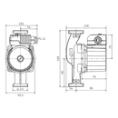 Wilo STAR-Z 25/2 EM pompa di ricircolo acqua potabile 180 mm 1"1/2