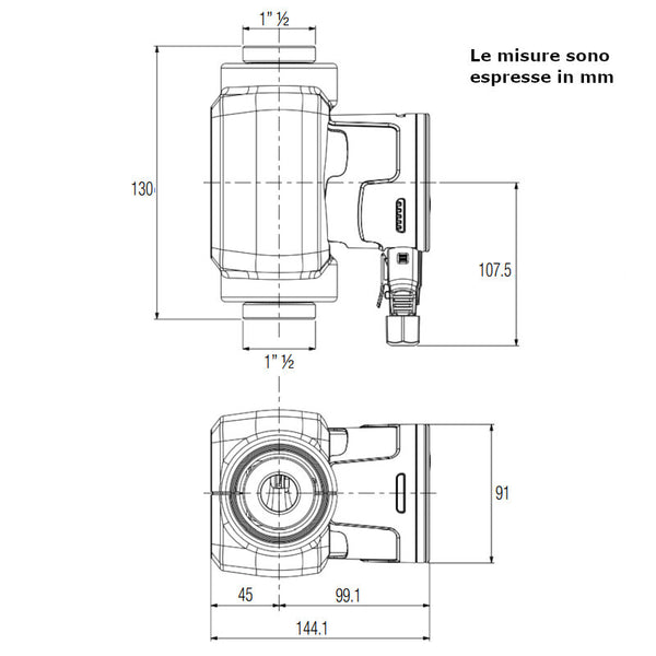 Dab Evosta 3 60/130 1" circolatore elettrico 1" 1/2 35 W 60231857