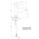 Miscelatore lavabo Paffoni Light LIG071CR senza scarico