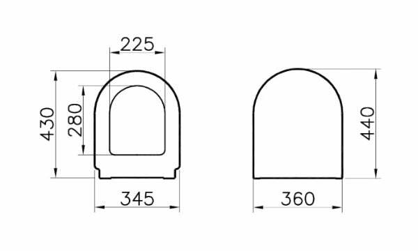 Vitra Zentrum sedile chiusura rallentata - bianco