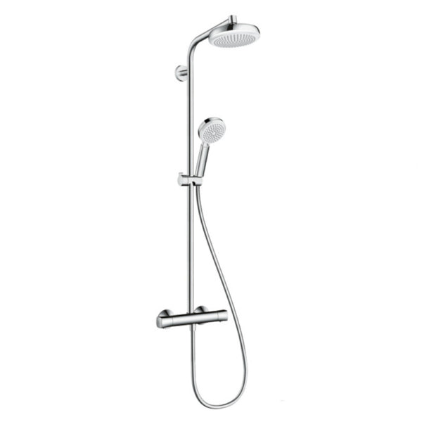 Colonna doccia Crometta Showerpipe 160 Hansgrohe con termostatico Ecostat Universal