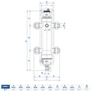 Separatore idraulico Combimut Combi F 25 Mut 1" con coibentazione