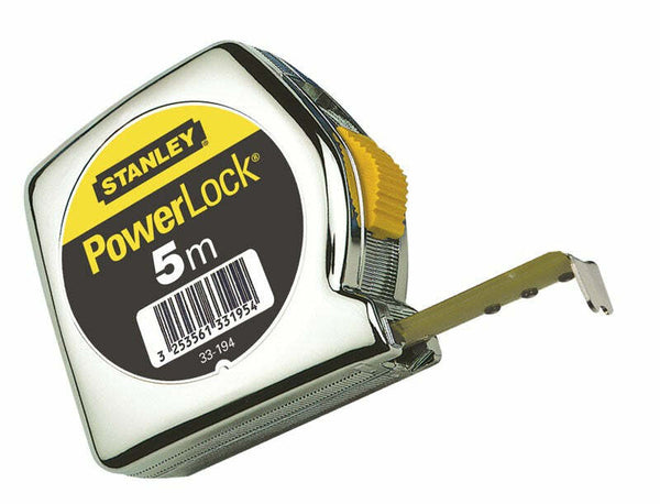 STANLEY POWERLOCK Flessometro mt. 3 mm.12,7