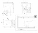 Ponte Giulio Casual bidet a pavimento bianco europa