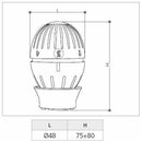 Giacomini R470 testa termostatica R470X001