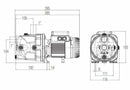 Dab JET 82 M elettropompa centrifuga autoadescante 0.6 kW