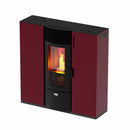 Zanutta TERRA 10C stufa a pellet 9,72 kW - bordeaux