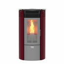 Zanutta GIOVE 9 stufa a pellet 8,7 kW - bordeaux