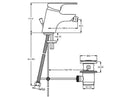 BASE MIX BIDET                         B8602AA