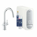Grohe Blue Home starter kit miscelatore C rompigetto estraibile, refrigeratore, filtro Mg+Zn