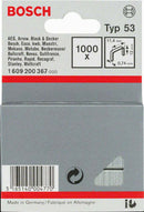 Bosch graffette a filo fine tipo 53, 11,4 x 0,74 x 12 mm, set 1000 pezzi
