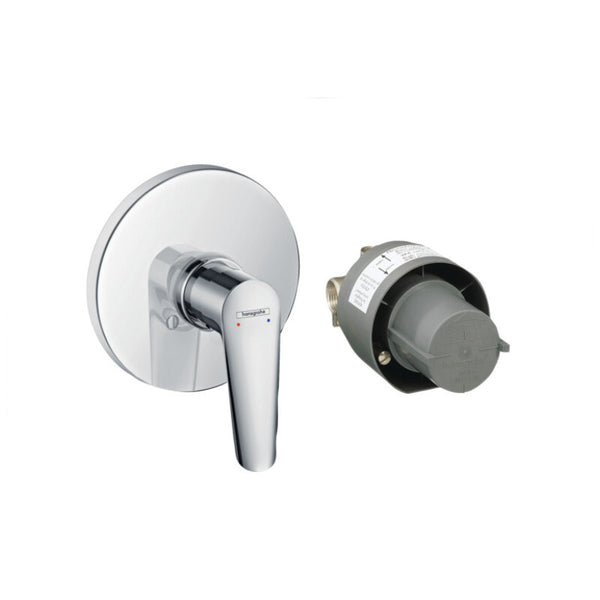 Set miscelatore doccia ad incasso Logis E 71608000 Hangrohe con corpo incasso