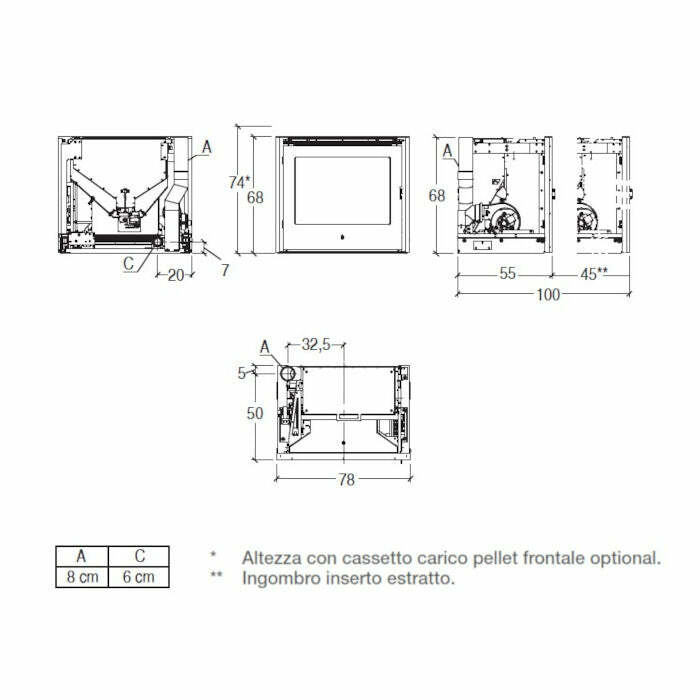 Superior SCP 11 inserto a pellet 11 KW