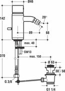 Ideal Standard CERAMIX STYLE Miscelatore monocomando bidet