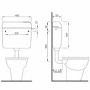 Schwab cassetta di scarico Virgo Duo con valvola riempimento Fluidmaster