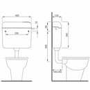 Schwab cassetta di scarico Virgo Duo con valvola riempimento Fluidmaster