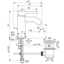 Ideal Standard Ceraline miscelatore lavabo monocomando con scarico cromo BC193AA