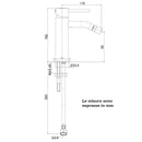 Miscelatore bidet Paffoni Light LIG131CR senza scarico