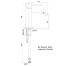 Miscelatore bidet Paffoni Light LIG131CR senza scarico