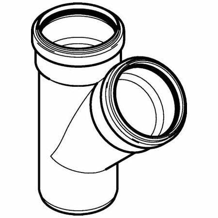 Geberit Braga PP diametro 32-32  87,5° - HTEA