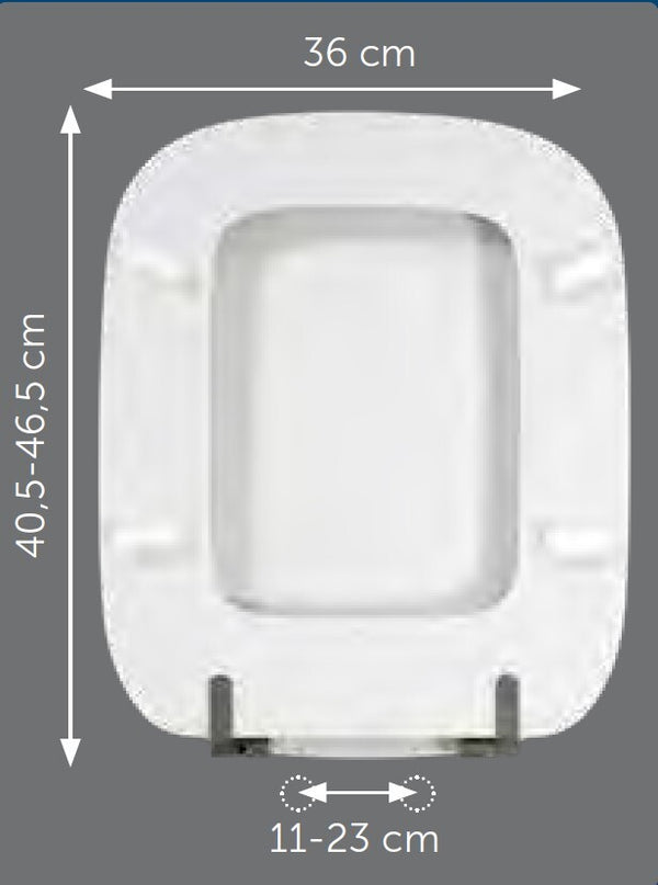 Sedile compatibile Ideal Standard Tesi Design bianco