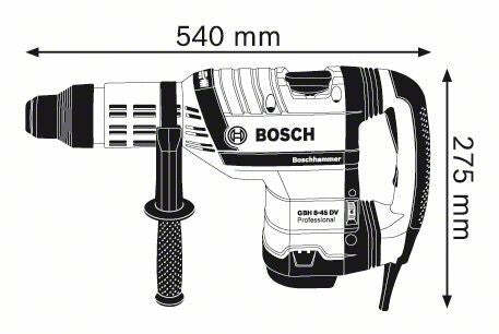 Bosch GBH 8-45 DV Martello perforatore con attacco SDS-max