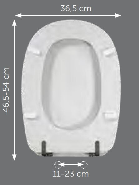 Sedile compatibile Ceramica Dolomite Lago Lungo bianco europeo