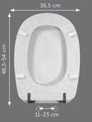 Sedile compatibile Ceramica Dolomite Lago Lungo bianco europeo