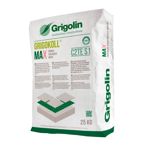 Grigokoll Max adesivo cementizio Grigolin bianco 25 kg