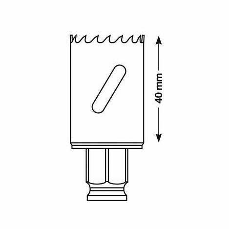 Bosch Progressor sega a tazza 19 mm, 3/4"