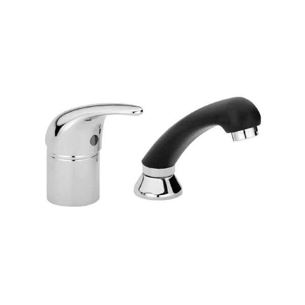 Miscelatore lavabo parrucchiere Nettuno Due ND087CR Paffoni doccetta estraibile