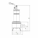 Dab Feka VS 750 T-NA pompa sommergibile acque sporche trifase senza galleggiante 0,75 kW 103040060H