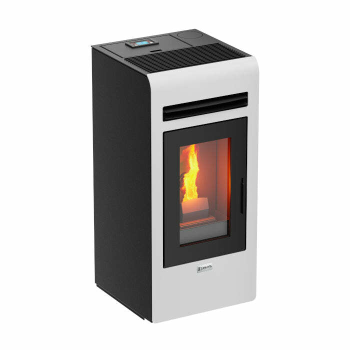 Zanutta SATURNO 12 stufa a pellet 12,3 kW - bianco