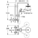 Colonna doccia Tempesta Cosmopolitan 160 Grohe 27922000 con termostatico