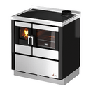 Cadel Kook 80 cucina a legna ventilata, piano in ghisa