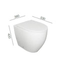 Sedile slim soft close Bull CWBLRF SDR Ceramiche bianco lucido
