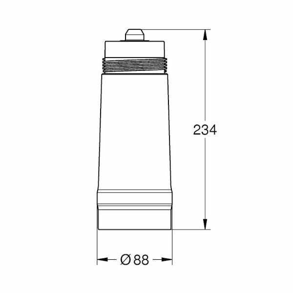 Grohe Blue filtro taglia S 600 litri per GROHE Blue e GROHE Red
