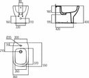 Ideal Standard TESI bidet filo parete