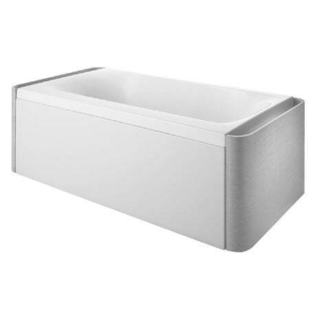 Ideal Standard MOMENTS Vasca pannellata per angolo, 180 x 90 cm, con cassetto sinistro
