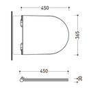 Ceramica Flaminia Quick-App sedile slim - bianco lucido