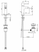 Frattini Vanity miscelatore per bidet cromo