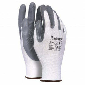 ISSALINE guanti strong catch, taglia 10, grigi