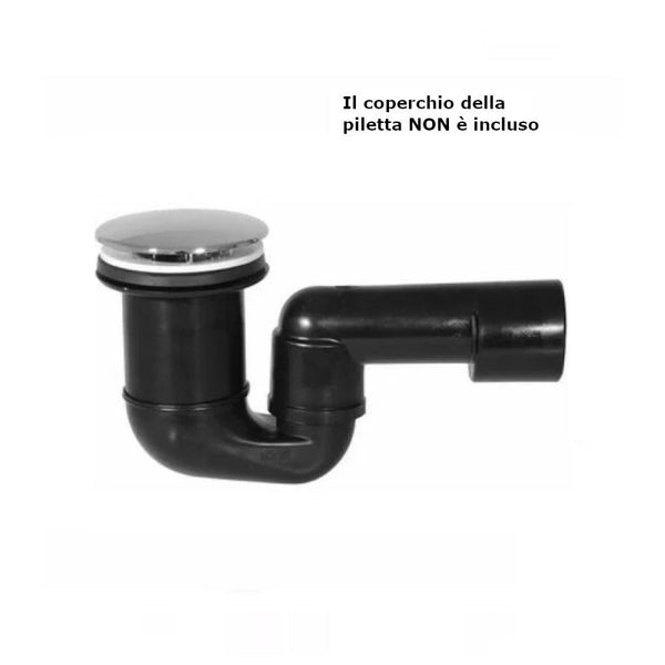 Sifone per doccia 36080 Ghidini 40/50 mm in PEHD diametro 80 mm