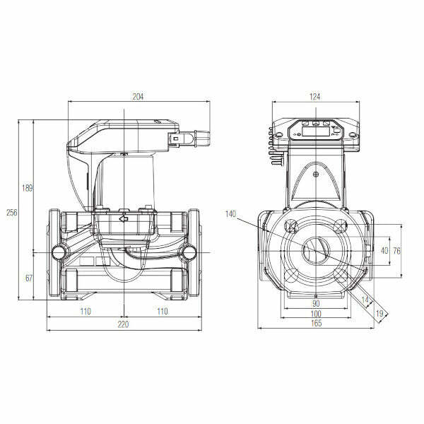 Dab Evoplus Small B 110/220.32 M circolatore elettronico 180 W