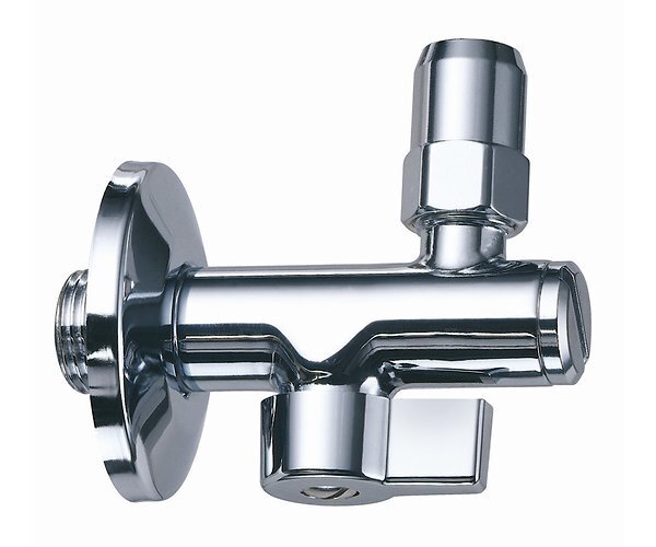 Rubinetto sottolavabo con filtro Piana 351 cromato con calotta alta da 3/8"