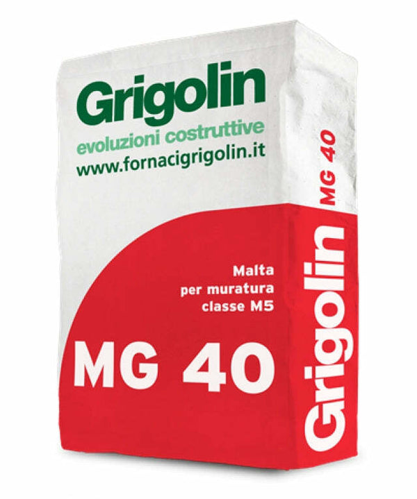 Grigolin MG40 malta per muratura in sacco da KG.25