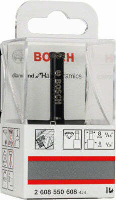 Bosch Diamond for Hard Ceramics punta diamantata a umido 8 x 35 mm