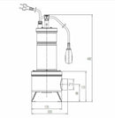 Dab Feka VS 550 M-A pompa sommergibile monofase 0.55 kW