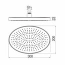 Nobili soffione doccia a snodo ovale cromato